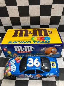 Ernie Irvan #36 Crispy M&M 1999 Pontiac 1:24 scale BANK P249903121-5 Action - Picture 1 of 6