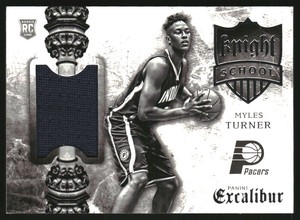 2015-16 Panini Excalibur Knight School Jerseys #18 Myles Turner