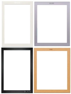 Плакат рамка сделанный на заказ фоторамки черный рамки дуб белый картина рамка - Изображение 1 из 4