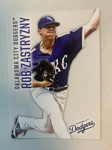 Rob Zastryzny 2019 Oklahoma City Dodgers Team Card - Picture 1 of 1