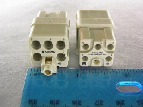5 carcasas de conector Harting Han Q 5/O-F 16A 230/400V Foto 1 de 1