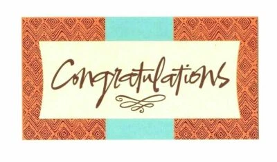 Congratulations Congrats Graduation Day  Grad Wishes Greeting Card Gift Shiny - Image 1 of 4