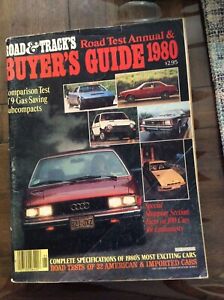1980 Road & Track Buyer's Guide & Road Test Annual Turbo Mustang Corvette RX-7 