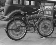 Western Union Messenger Bicycle Viintage 8x10 Photography Reprint