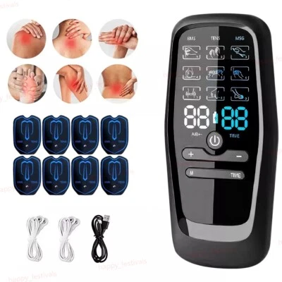 27 Modes Tens Unit Muscle Therapy Pain Relief Stimulator Machine Pulse Massager - Image 1 of 4