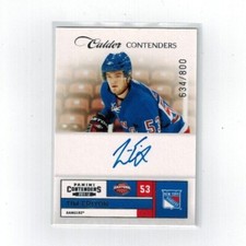 2011-12 Panini Calder Contenders Rookie Autograph #223 Tim Erixon 634/800