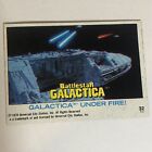 BattleStar Galactica Trading Card 1978 Vintage #32 Galactica Under Fire