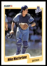 1990 Fleer Baseball Card Mike Macfarlane Kansas City Royals #114