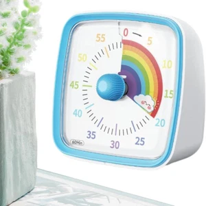 Visueller Timer mit Nachtlicht, 60 Minuten Countdown Timer, Kinder Timer Blau - Bild 1 von 17