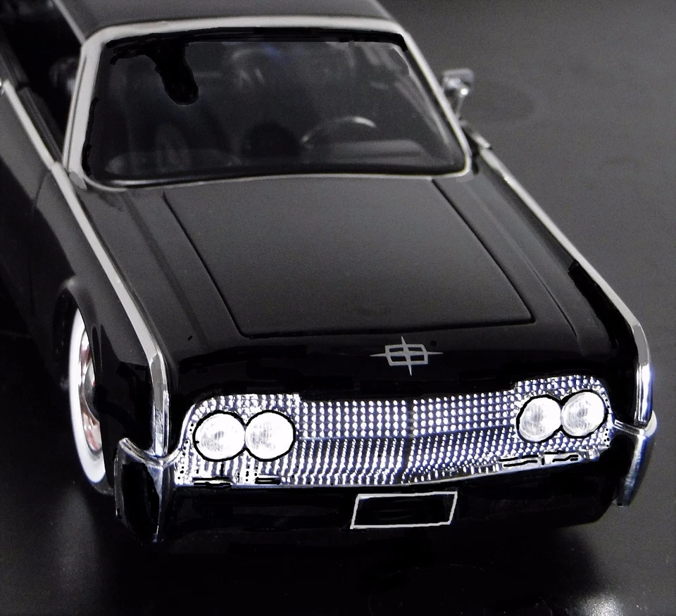 Coche de carreras Hot Rod de colección clásico personalizado 1 18 picado metal Concept24 Foto 1 de 4