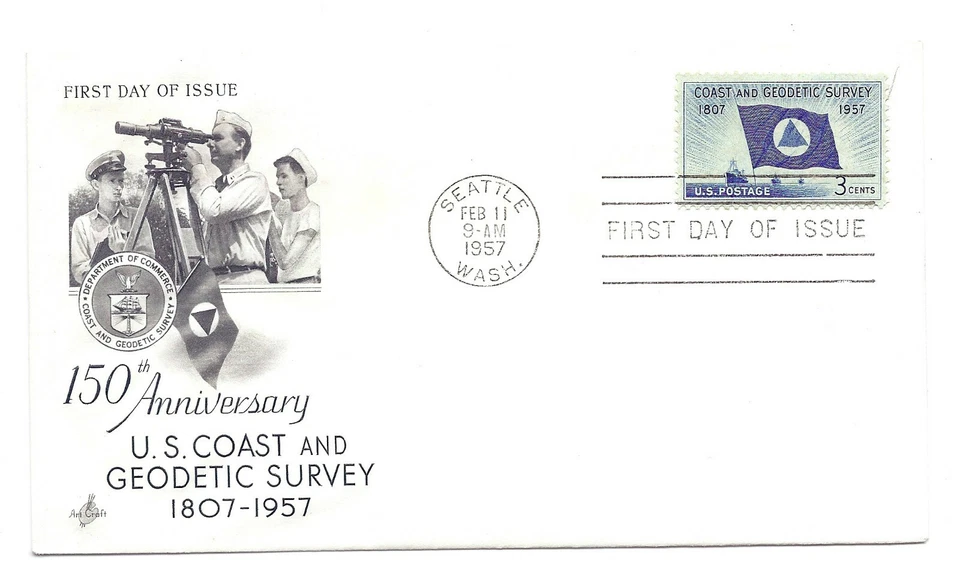 1088 Coast & Geodetic Artcraft FDC - Image 1 of 1