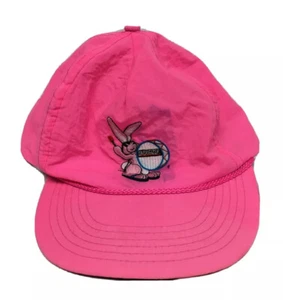 Gorra gorra vintage años 80 90 Energizer Bunny baterías rosa neón camionero Snapback - Imagen 1 de 8