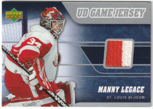 2006-07 Upper Deck Game Jerseys #JML Manny Legace Jersey