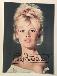 Brigitte Bardot Autographed Signed Photo JSA/PSA Guaranteed - Picture 1 of 1