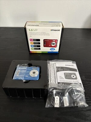 Polaroid A544 5.0MP Digital Camera - Blue Brand New Open Box Rare Unused - Image 1 of 4