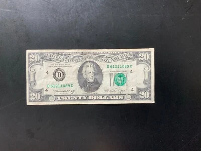 1974 $20 DOLLAR BILL D61211069C - Image 1 of 4