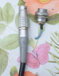 1x Lemo connecteur mâle FGG.3B.304+femelle ECG.3B.304 avec 4 contacts Diam. 15mm - Foto 1 di 19