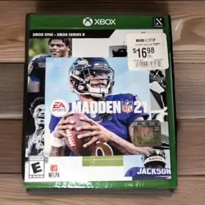 NUEVO SELLADO Madden NFL 21 Microsoft Xbox One VIDEOJUEGO FÚTBOL AMERICANO LAMAR JACKSON - Imagen 1 de 1