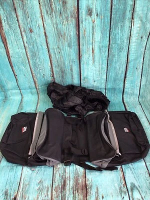 Alforja negra y cubierta de lluvia para bicicleta KEMIMOTO H0305-00704 Foto 1 de 4