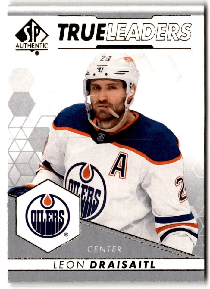 2022-23 SP Authentic True Leaders Leon Draisaitl #TL-3 Edmonton Oilers - Image 1 of 2