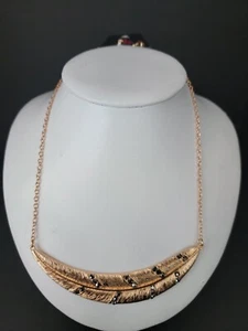 JOYERÍA PAPARAZZI NUEVO CON ETIQUETAS Collar y Pendientes Colgantes Set Tono Dorado - Imagen 1 de 4