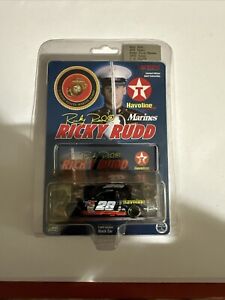 RICKY RUDD HAVOLINE/ARMED FORCES/MARINES  1/64 FORD TAURUS STOCK CAR BY ACTION