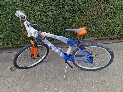 Legnano Herren Fassatal MTB 26 Zoll, Mattblau und Orange, 46 - Bild 1 von 4