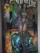 2000 TOP COW/IMAGE COMICS WITCHBLADE #40 DYNAMIC FORCES HOLOFOIL KEU CHA COVER
