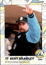 1995 West Michigan Whitecaps Team Issue #17 Bert Bradley Lakeland Jr College BYU