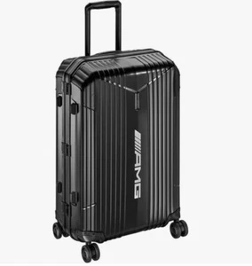Mercedes Benz AMG x Hartmann Aluminum suitcase carry Black JAPAN NEW - Picture 1 of 4