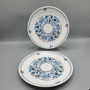 Noritake Progression Blue Moon set of 2 Luncheon Plates 8.5" - Picture 1 of 4