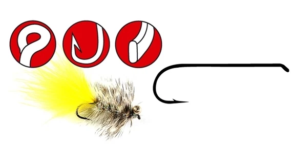 Gamakatsu F16 Streamerhaken  25 Haken Größe # 4   - Bild 1 von 1