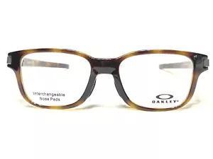 NEW Oakley Latch SS OX8114-0250 Polished Brown Tortoise Eyeglasses Frames 50/17 - Picture 1 of 6