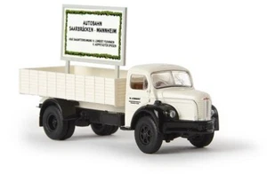Brekina 85325 - 1/87 Berliet Glr 8 Mit Infotafel "Autobahn-Neubau" - Neu - Bild 1 von 1