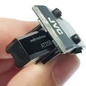 JVC Head Shell with AUDIO TECHNICA AT250 UNIVERSAL Phono Cartridge - Picture 1 of 10