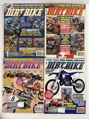 Dirt Bike Motorcycle Magazines 1998 1999 - 7 Issues - Image 1 of 3