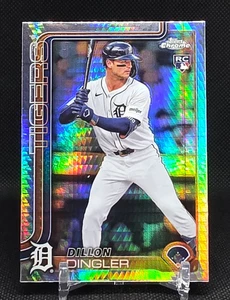 Dillion Dinger 2025 Topps Chrome Baseball RC Prism Refractor #274 Tigers - Picture 1 of 2