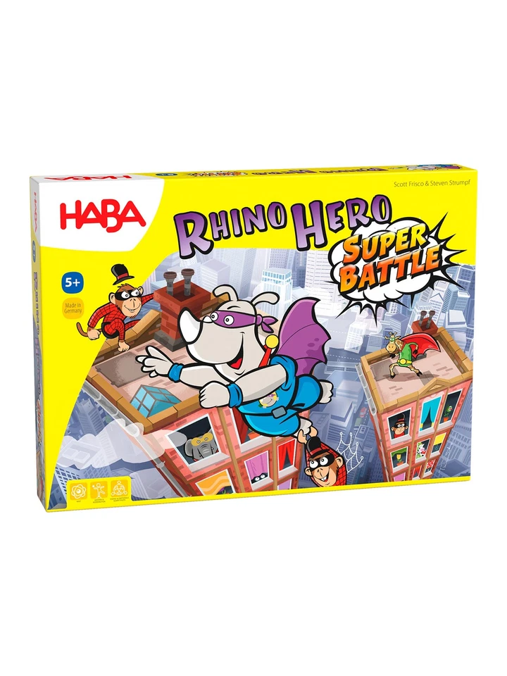 Haba Spiel Rhino Hero - Super Battle Gesellschaftsspiel Kinder Brettspiel 3D - Bild 1 von 1