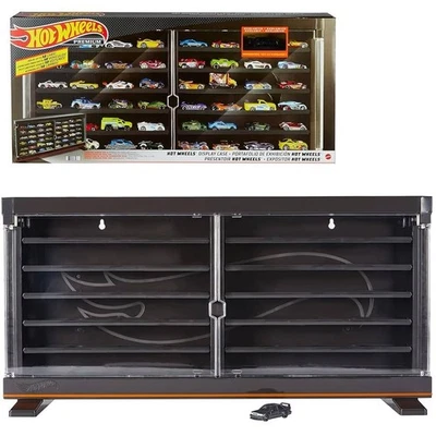 2 Hot Wheels Premium Collector Display Cases, Holds 50 w/ 190 Evo II, GXY52, New - Image 1 of 2
