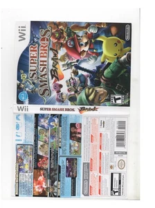 Super Smash Bros Brawl Nintendo Wii Artwork Only Authentic - Picture 1 of 1