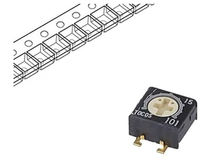 2X G43BT-B501 Potentiometer: für den Einbau 1-Drehung 500Ω 250mW SMD ±20% TOCOS - Picture 1 of 1