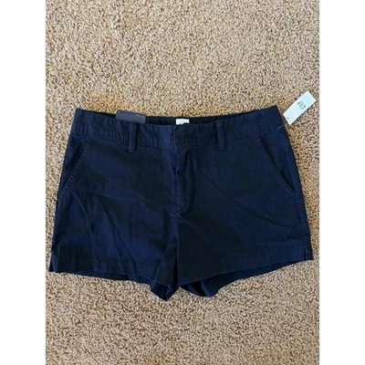 Pantalón Corto Gap Clásico Negro Tiro Medio Elastizado 3" Entrepierna Chino City Para Mujer 10 NUEVO CON ETIQUETAS Foto 1 de 4