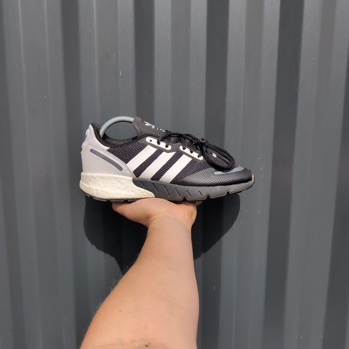 UK 7.5 Scarpe da corsa Adidas ZX 1K Boost FX6515 nere da uomo