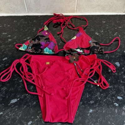 Speedo String Bikini Swimwear Size 8 Pink  New other - Image 1 of 4