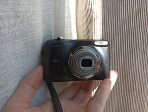 🔥Nikon Coolpix A10 Black 16.1MP digital compact camera WORKing FULL SET🔥 - Picture 1 of 7