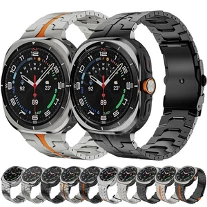For Samsung Galaxy Watch Ultra 47mm 2025 Titanium Watch Band Metal Wrist Strap - Picture 1 of 55