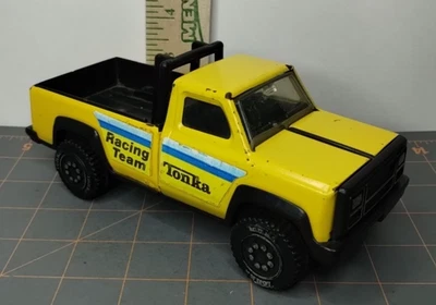 Vintage 1970’s Tonka Racing Team Yellow Pick-up Truck Steel Diecast Toy Truck - Image 1 of 4