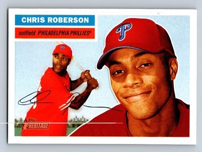 2005 Topps Heritage #381 Chris Roberson Philadelphia Phillies - NM/MT - Image 1 of 2
