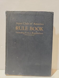 1922 Aero Club of America Rule Book (Including F.A.I. Regulations - Picture 1 of 15