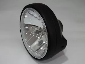 Faro cristal transparente H4 negro Suzuki SV 650 SV 1000 N black headlight - Imagen 1 de 2